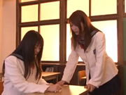 Japanese School Lesbians Tsubomi And Megumi