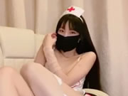 Asian Skinny Masks Girl Sexy Nurse Uniform