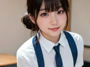 AI pure school girl